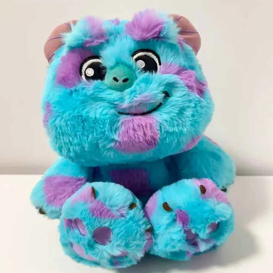 Blue Monster Breathing Plush Toy – Music & Light Sleep Companion