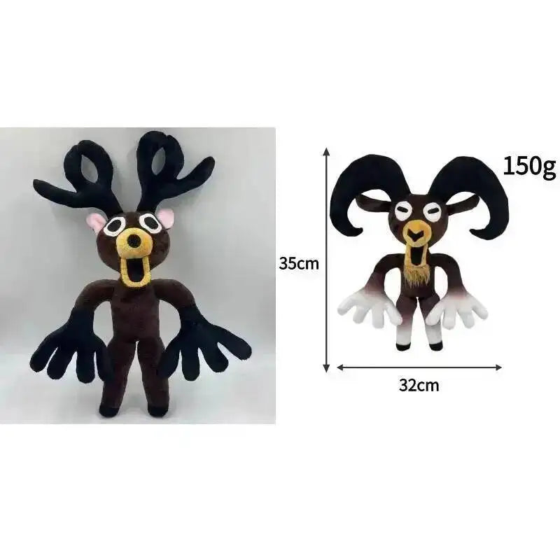 Forest Animal Plush Toy – Elk Deer & Owl Stuffed Doll 2pcs03