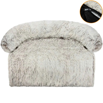 Washable blanket Sofa cover Large dog bed Sofa plush dog pet House sofa cushion plush warm kennel pet cat puppy cushion. Winter