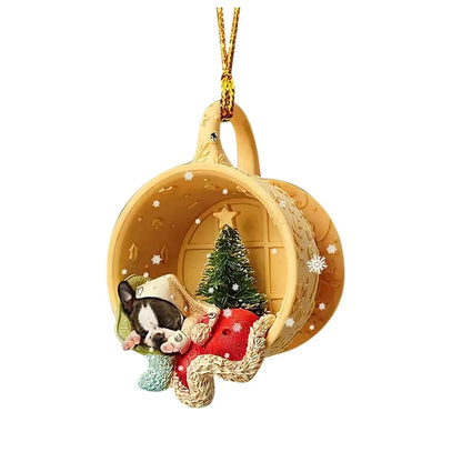 Cute Animal Christmas Tree Pendant (3.1 in) - Festival Party Ornament & Xmas Gift