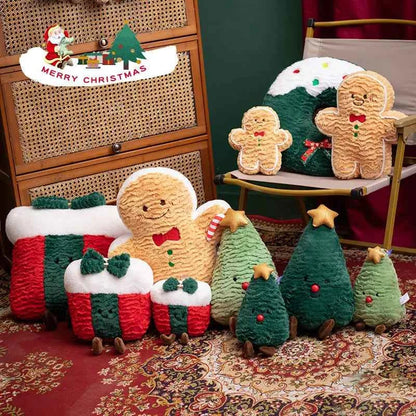 Cute Christmas Series Plush Doll (8-9 in) - Stuffed Santa, Snowman & Elk Toy