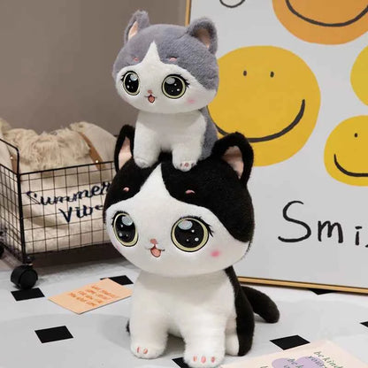 Cuddly Cat Plush Toy – Soft Healing Kitten Stuffed Animal