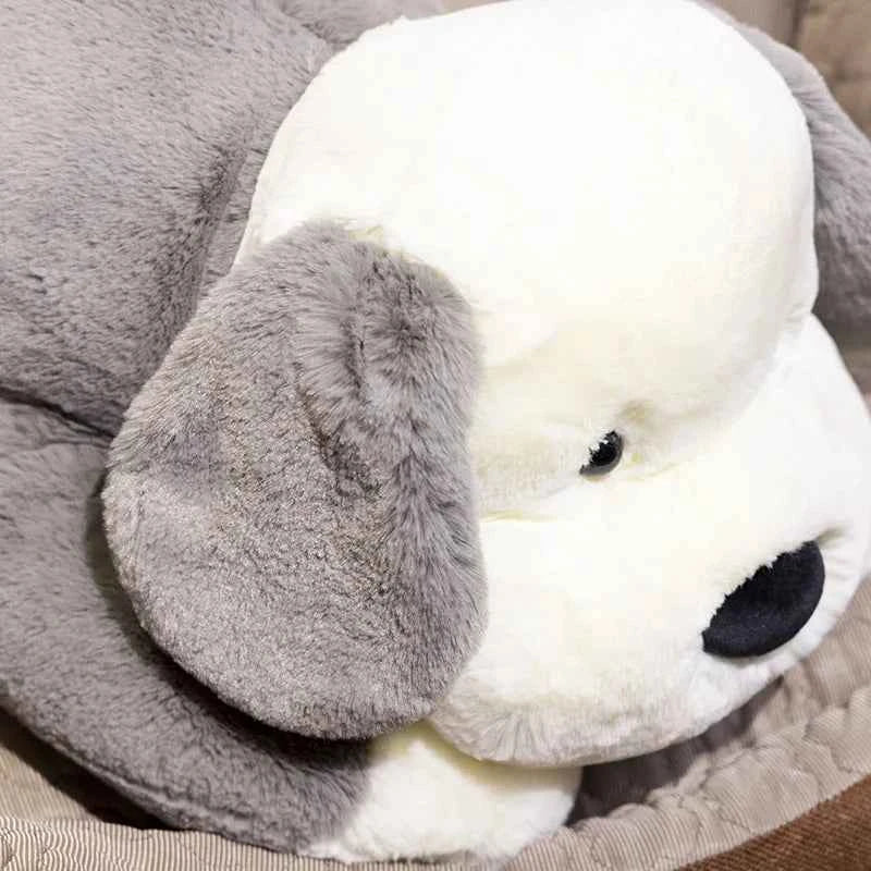 Soft Cute Big Ear Puppy Plushie (9.8/18.5/25 inches) - Cartoon Dog Stuffed Animal for Baby Sleep
