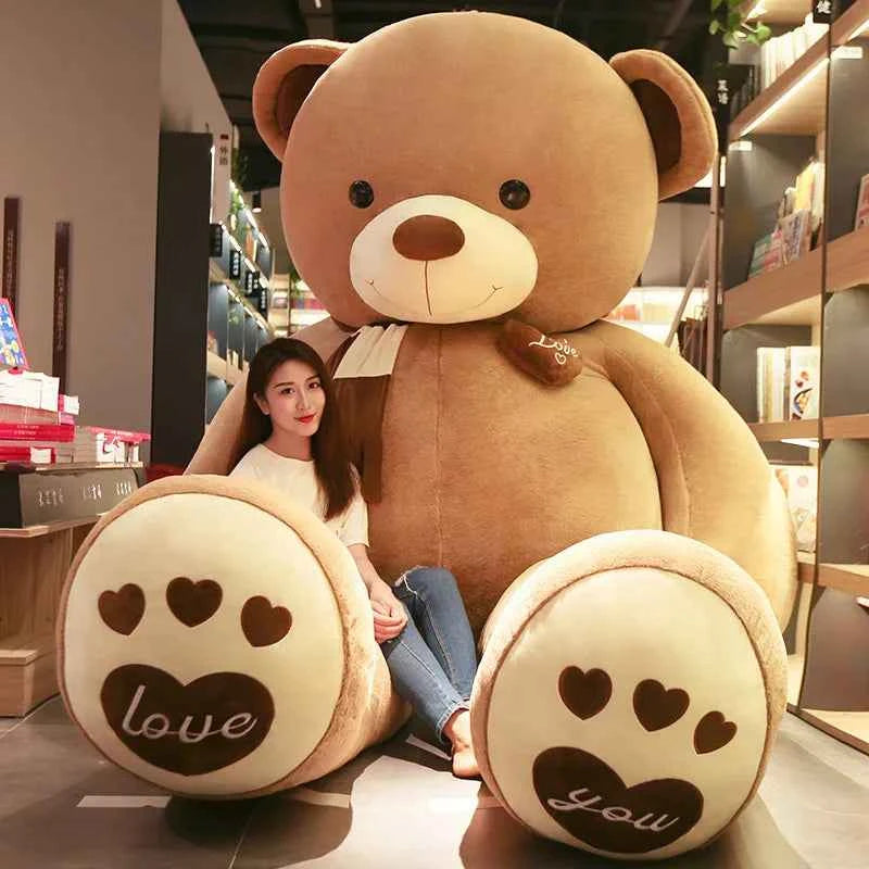 Giant Empty Bear Plush Skin (31.5-78.7 in) - Soft Animal Love Scarf Cushion Cover Gift