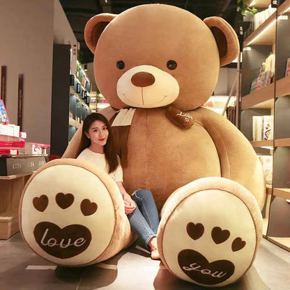 Giant Empty Bear Plush Skin (31.5-78.7 in) - Soft Animal Love Scarf Cushion Cover Gift