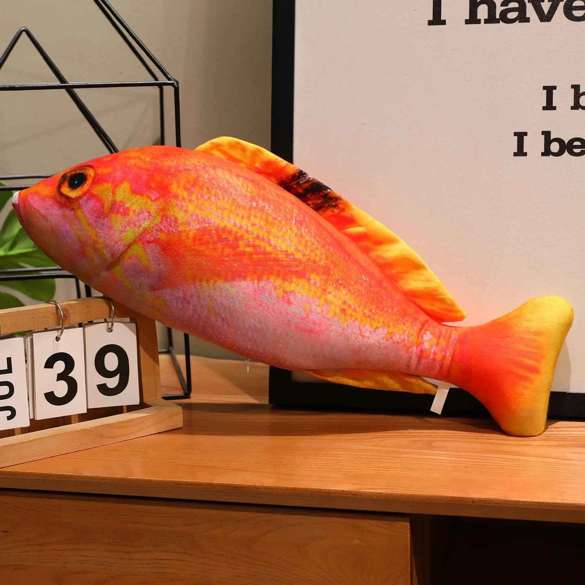 Kawaii Fantasy Fish Plush Doll - Soft Stuffed Ocean and Fantasy Sea Creature Toy and Gift in 5 Styles, 30cm Pineapple Fish 30cm (11.8")
