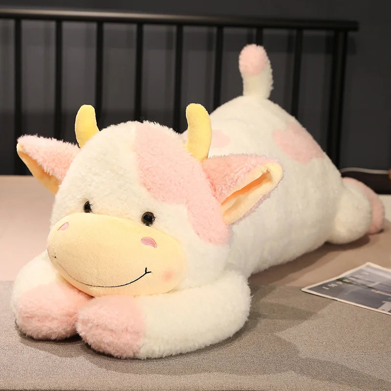 Milk Cow Plush Pillow – 35.4" (90cm) Cartoon Stuffed Animal Doll