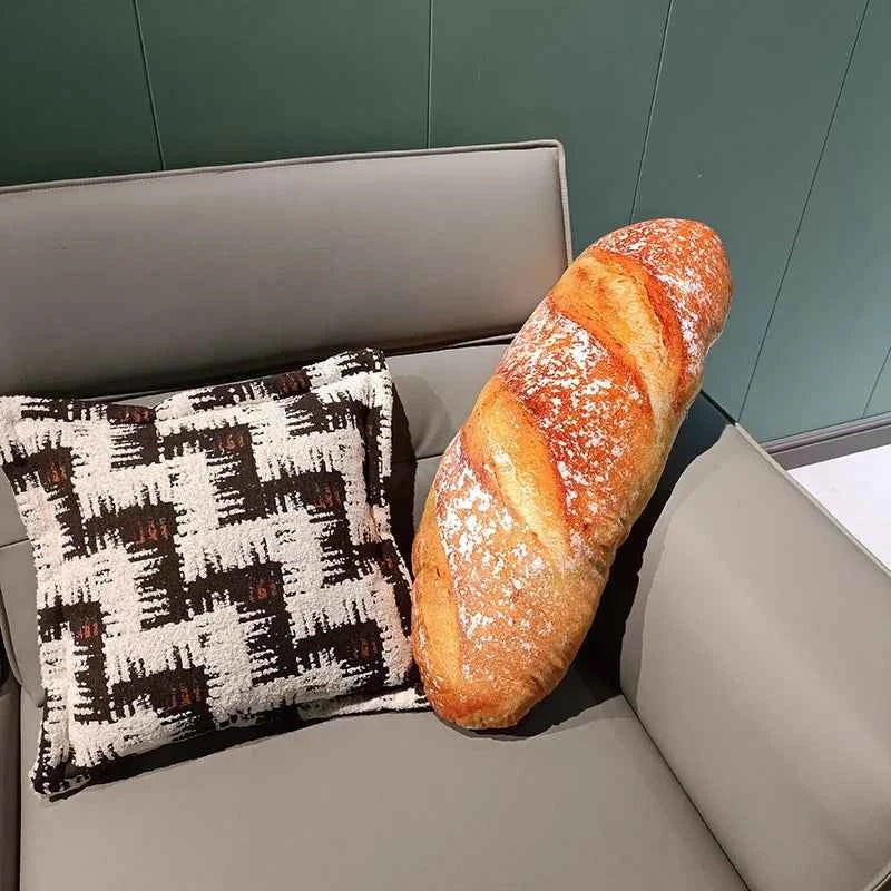 Giant Kawaii Bread Plush Pillow (15-27.6 in) - Soft Food Cushion Toy Christmas Gift