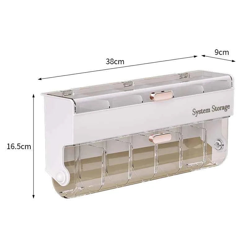 A double-layer cute hair accessory storage box girl hair white