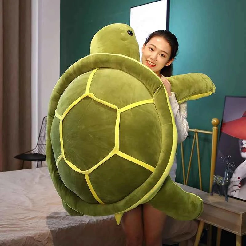 Kawaii Sea Turtle Plush Toy (13.8-21.7 in) - Soft Stuffed Animal Pillow Gift