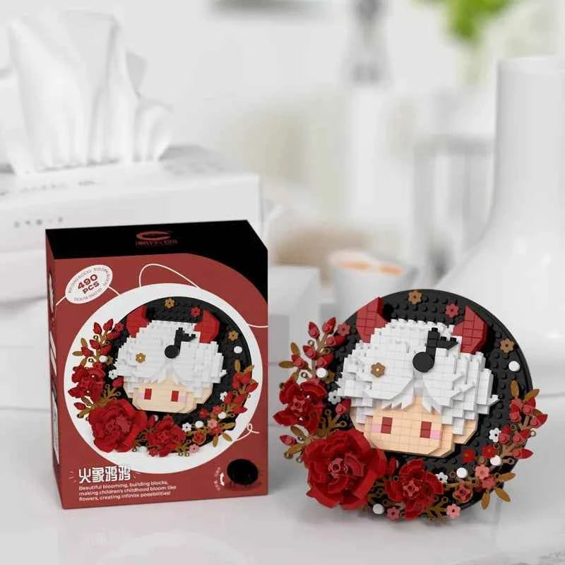 Flower Series Love & Deepspace Plush Keychain Cute Cartoon A2 diy materials