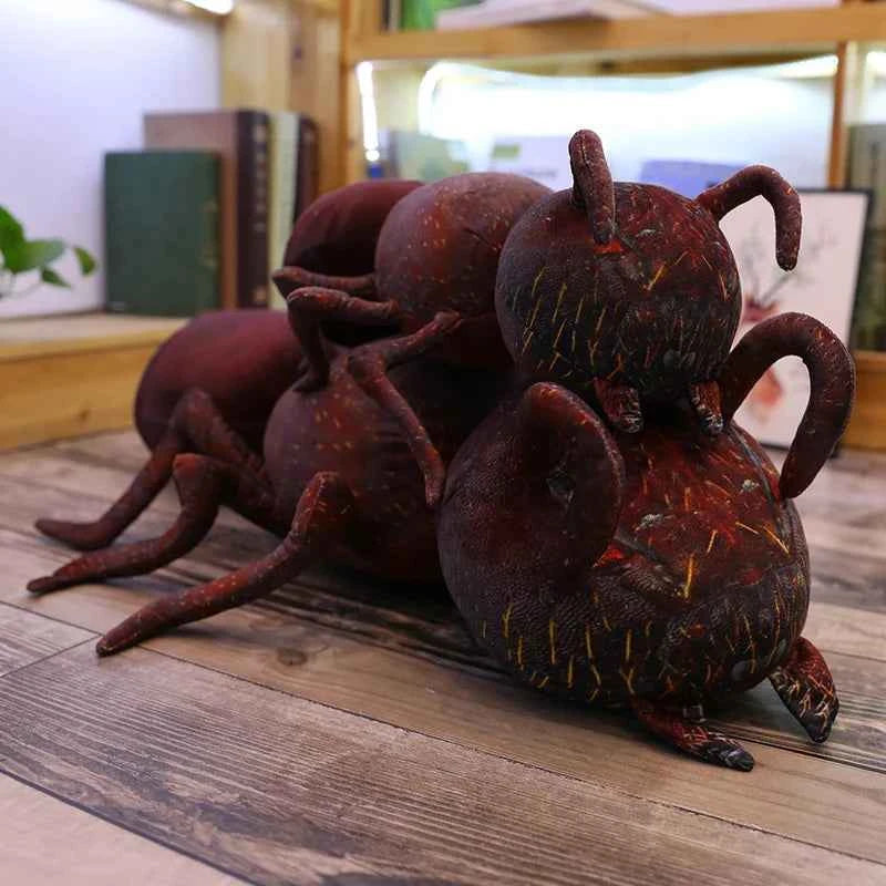 Giant Lifelike Ant Plush Toy (18.1-39.4 in) - Soft Stuffed Insect Animal Pillow Gift