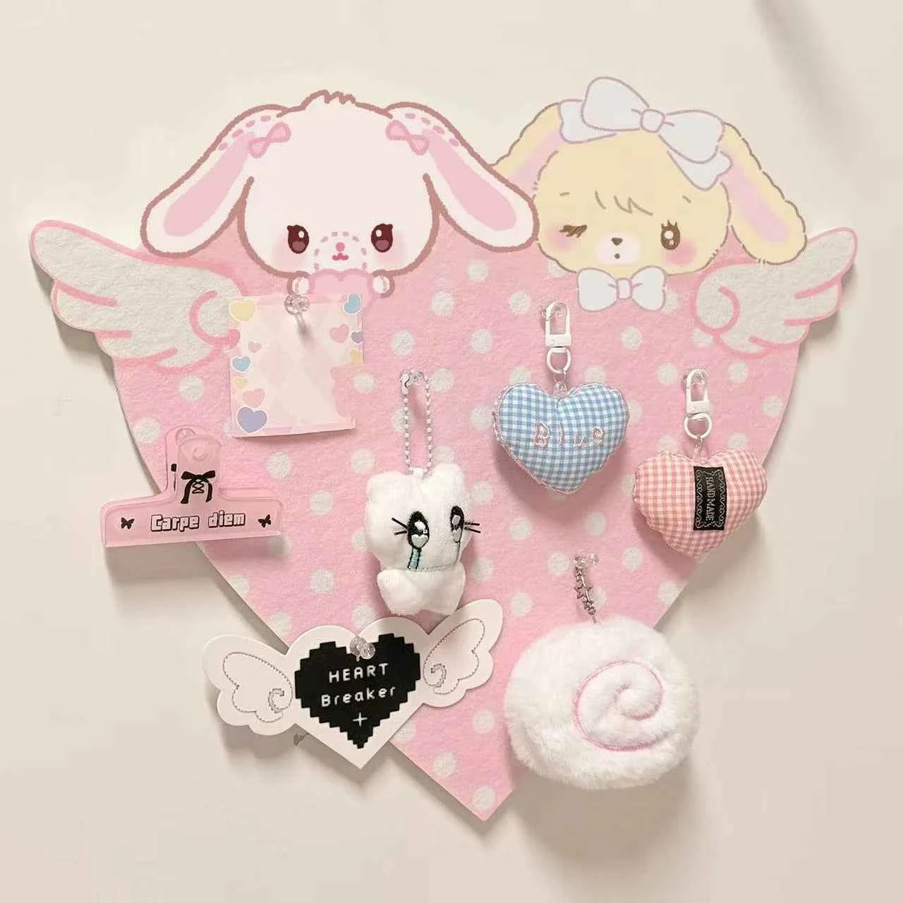New Cute Cartoon Bunny Felt Decoration Cork Board Wall Wall