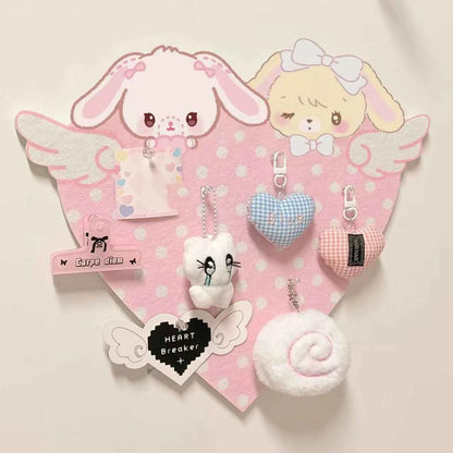 New Cute Cartoon Bunny Felt Decoration Cork Board Wall Wall