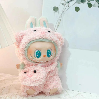 17CM Plush Doll Clothes Kawaii Doll Clothes Plush Doll Changing Clothes Dolll Clothes Suit Dolls Accessories