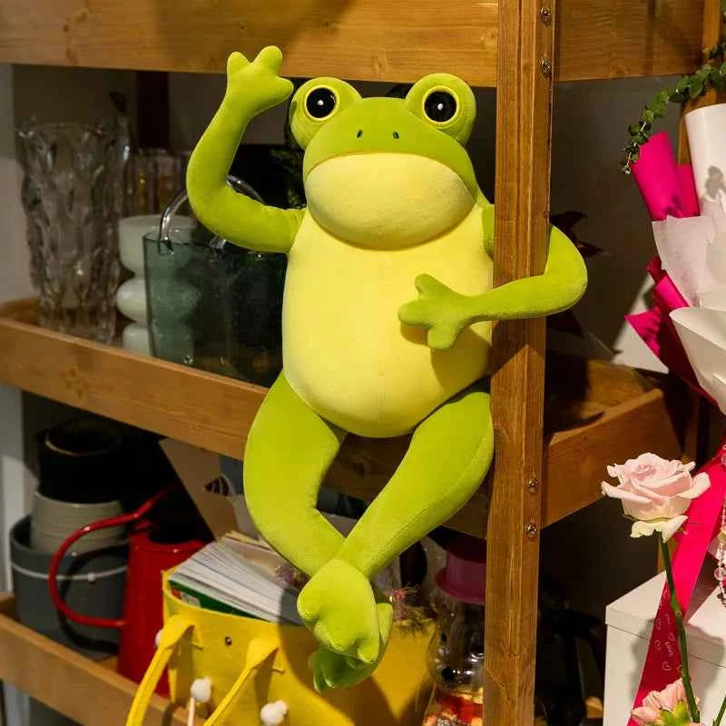 50cm Cute Cozy Frog Plushies Soft Stuffed Animal Funny Frog