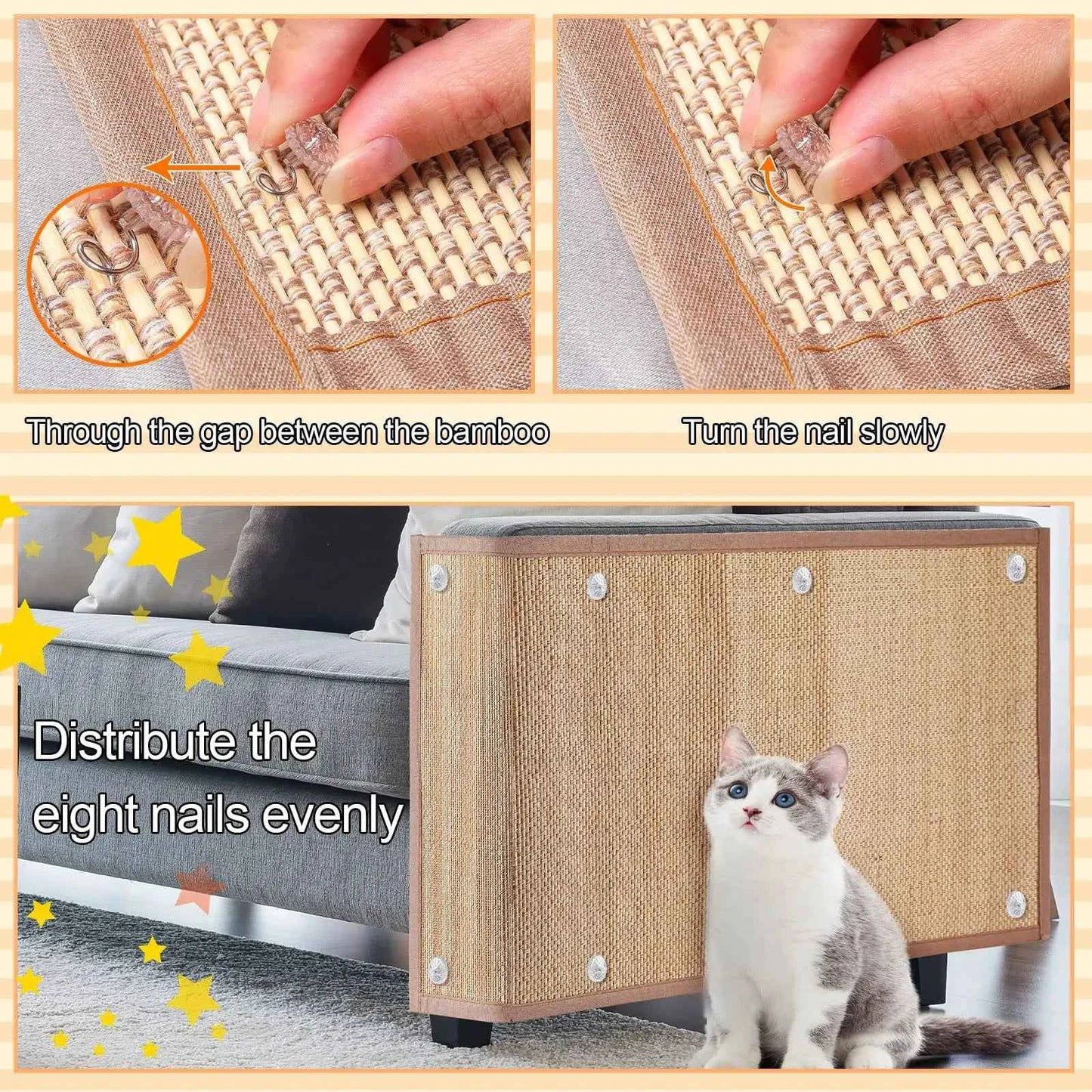 Couch Cat Scratch Protect Mat Cat Scraper Cats Tree Post