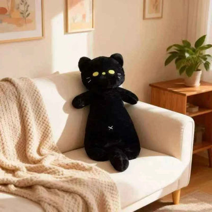 Kawaii Large Cat Plush Pillow – 70 cm or 110 cm