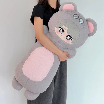 Long Cosplay Animal Plush Pillow – Giant Soft Character-Inspired Stuffed Toy Listed teacher 31.5" (80cm)