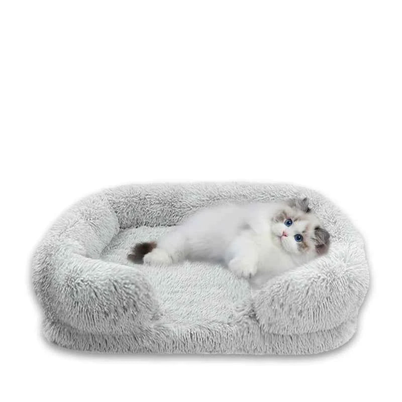 Thickened orthopedic dog bed for large dogs - egg sponge, easy to remove and wash plush cover, durable pet furniture,