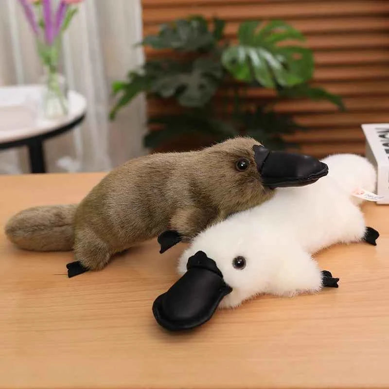 Kawaii Platypus Plush Doll - Soft Stuffed Australian Animal Cushion Toy and Gift in 2 Colors, 30-45cm