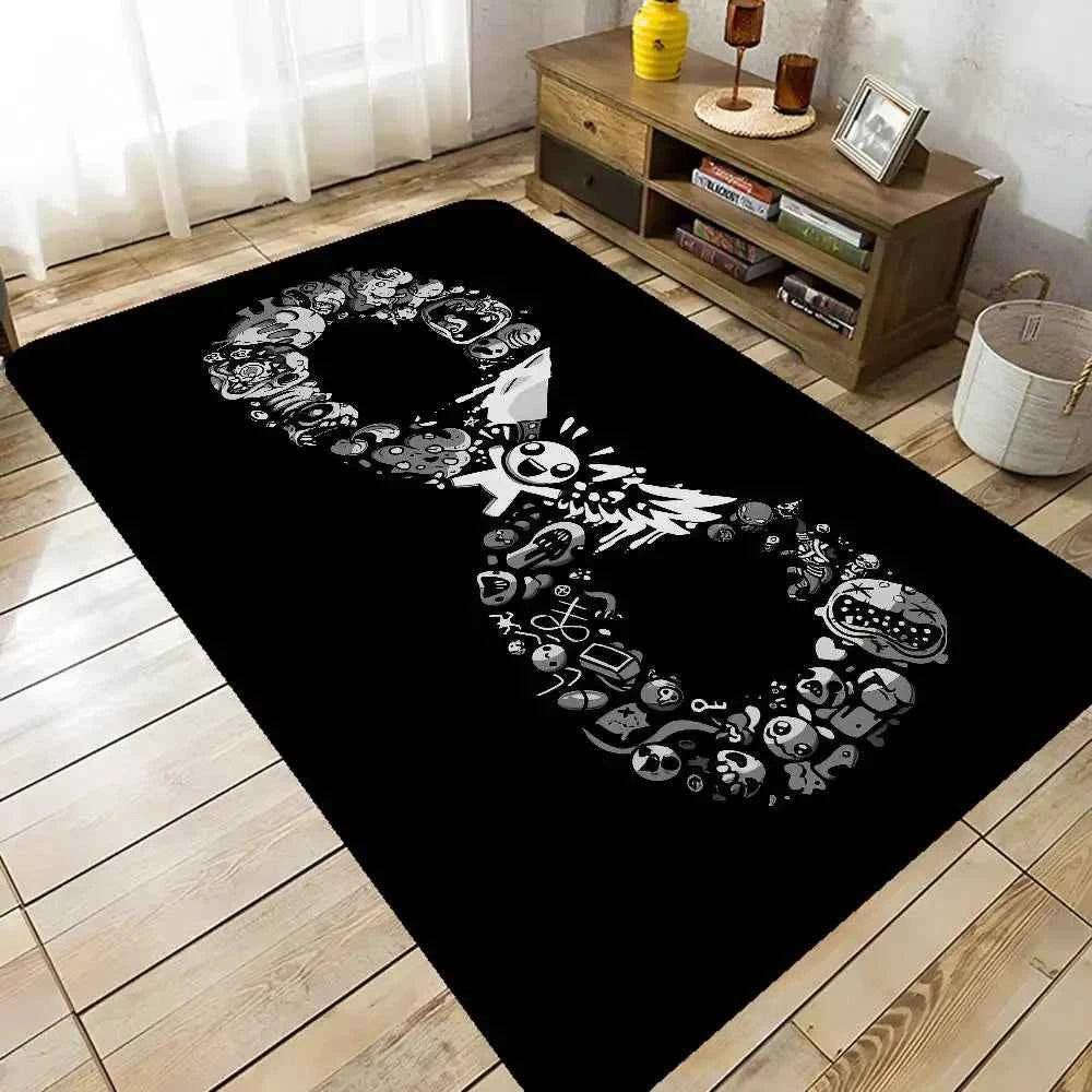 Game The Binding Of Isaac Entrance Door Mat Washable Non-Slip Living Room Sofa Chairs Area Mat Kitchen Welcome Doormat