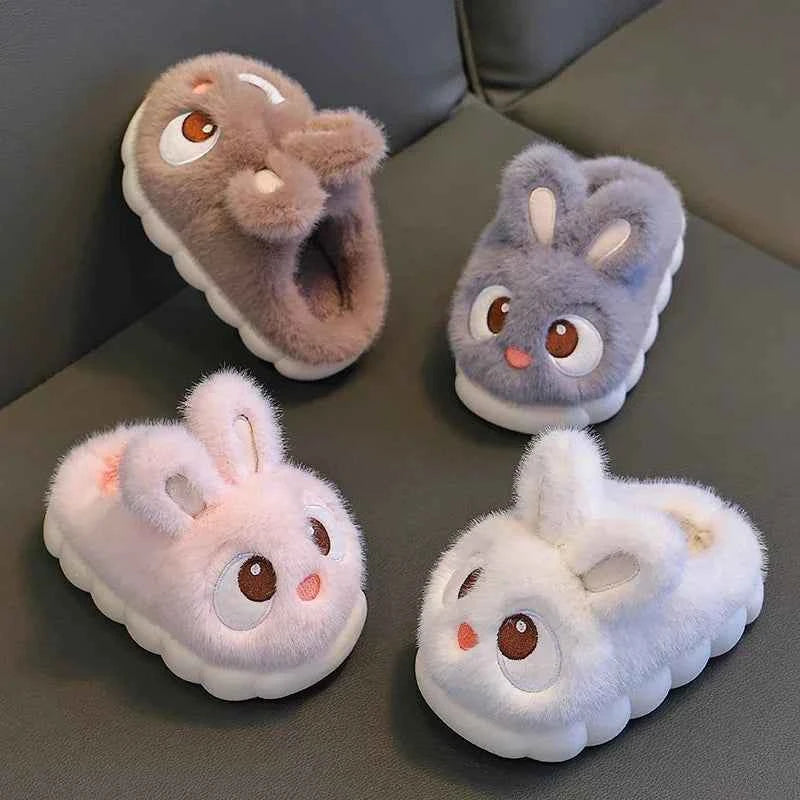 New Winter Cute Big eyed Rabbit Children's Waterproof Warm