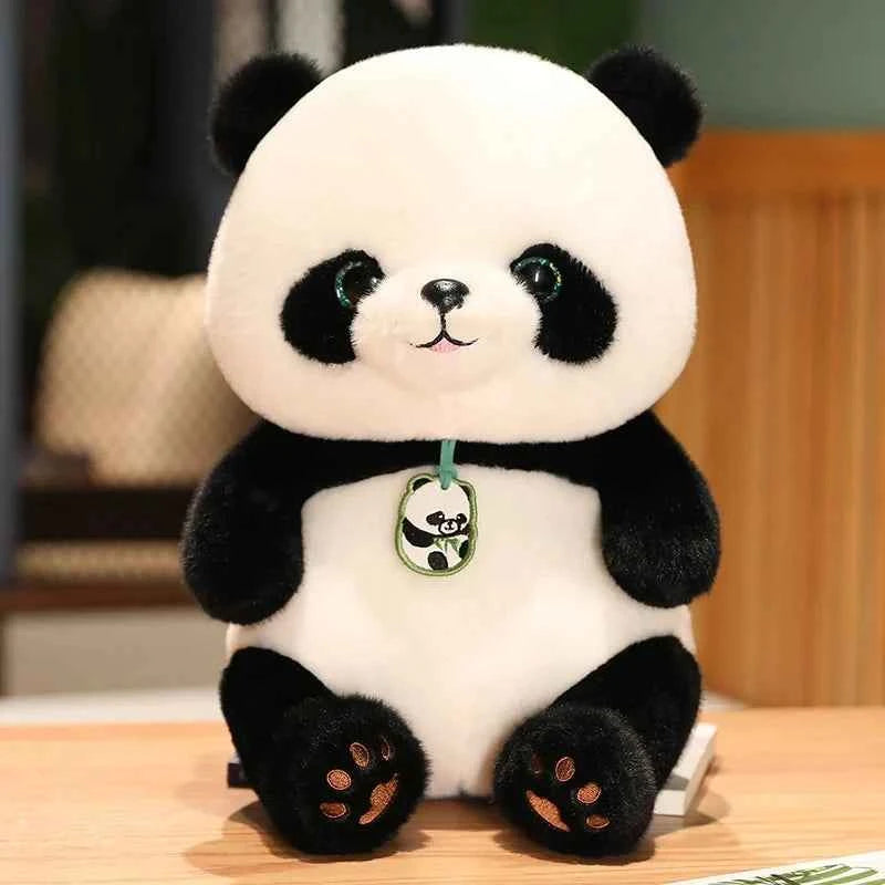 Kawaii Round Fat Panda Plush Toy (9.4-19.7 in) - Cute Stuffed Animal Doll Gift