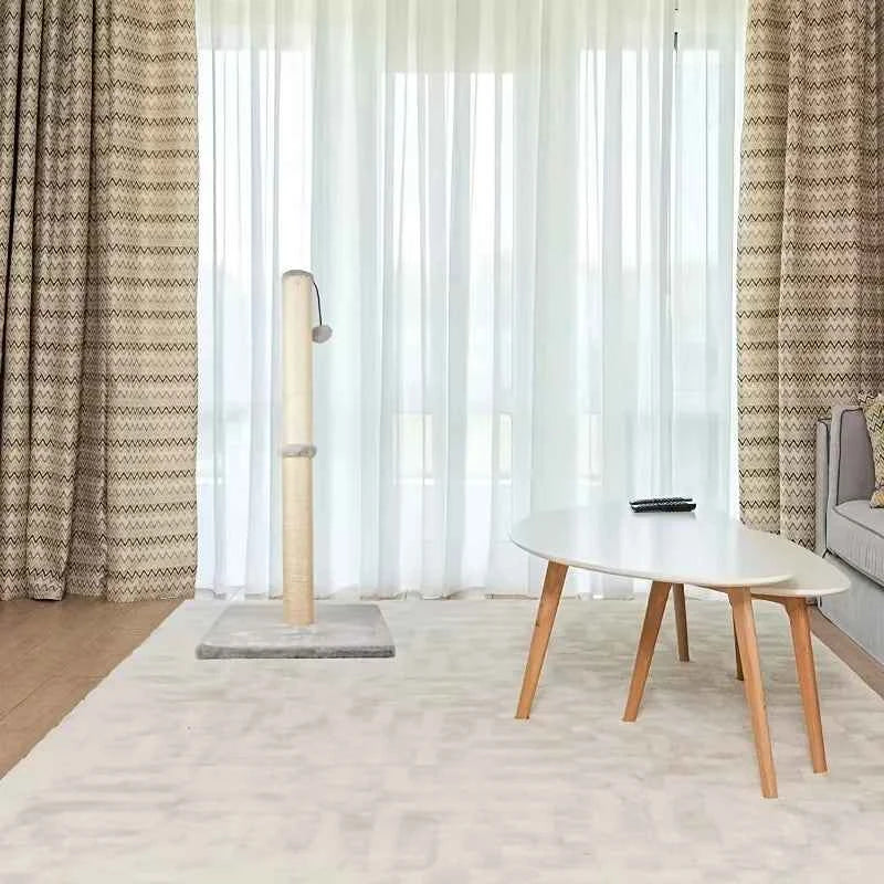 Two Section Vertical Sisal Material Safe Cat Climbing Frame