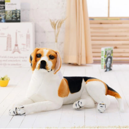 Giant Realistic Dalmatian Dog Plush Toy – 35.4" Simulation Puppy Body Pillow C