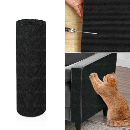 40x300cm Cat Scratcher Sofa Protector Cats Scratcher Pad Black