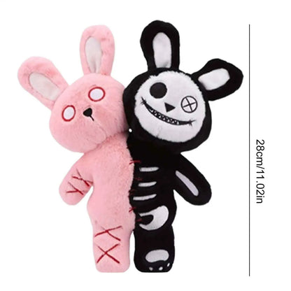 Two-Headed Rabbit Plush 11" - Horror Decor & Gift