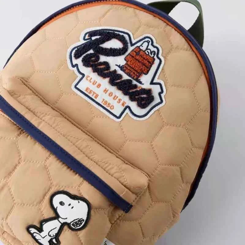 Snoopy Club House Quilted Mini Backpack – Kids Preschool Rucksack