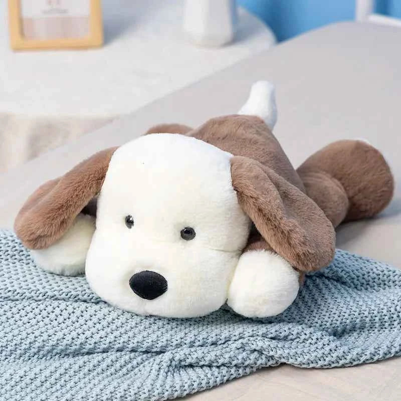 Soft Cute Big Ear Puppy Plushie (9.8/18.5/25 inches) - Cartoon Dog Stuffed Animal for Baby Sleep