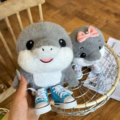 23cm Tungtungtung Italian Brainrot Al Tralalero Tralala Plush Doll Shoe-wearing shark Telalaero Telala Plush Toy Shark Kids Gift