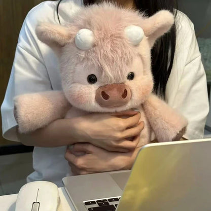 Kawaii Farm Animal Plush Toy – Highland Cow Pig & Sheep Plush 9