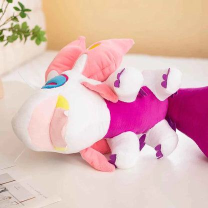 42cm Monster Hunter Mizutsune‌ Fox Plush Stuffed Dolls Soft Pillow Plushie Animal Toy Kawaii Cute Toy Kids Christmas Gift