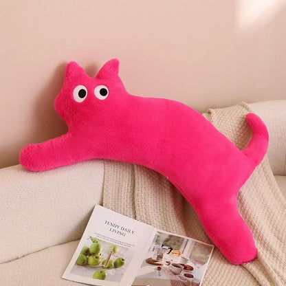 100cm Cute Soft Cat Pillow Plush Toys Stuffed Office Gifts Dark pink 100cm (39.4")