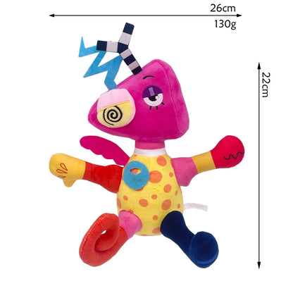 Digital Circus Character Plush Toy – Soft Stuffed Rabbit & Clown Doll building blocks 8.7"-9.8" (22-25cm)