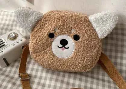 Kawaii Cute Doll Small Round Bag (6.7 in) - Stylish Women's Crossbody Phone Bag