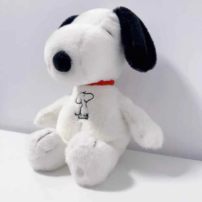 2026 hot Disney Snoopy Plush Doll Breath Child Peluche Soothes Toy Anime Baby Music Light Sleep Toys Snoopy White Dog Kid Gifts