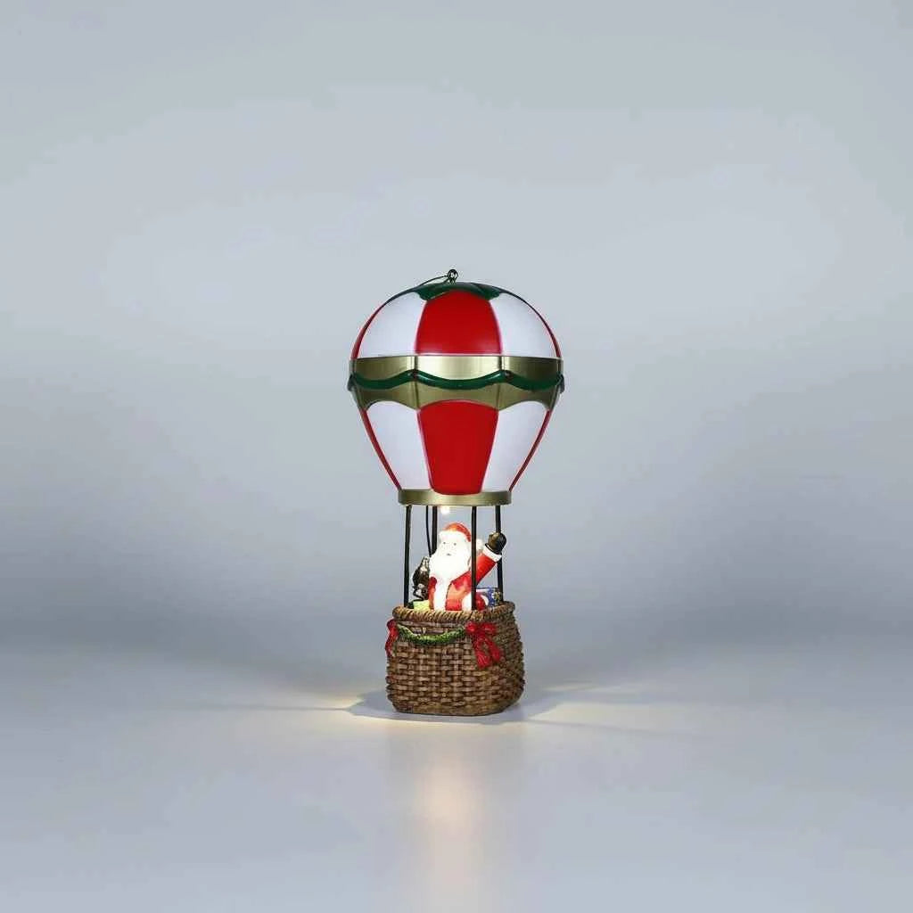 Luminous LED Resin Christmas House - Snowman Santa Shop Micro Landscape Ornament