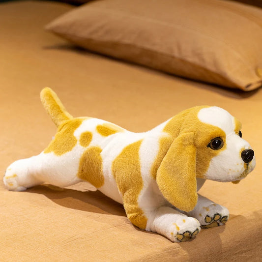 Realistic Dog Plush Toy – Lifelike Dalmatian, Rottweiler, Beagle & King Charles Puppy King Charles 19.7" (50cm)
