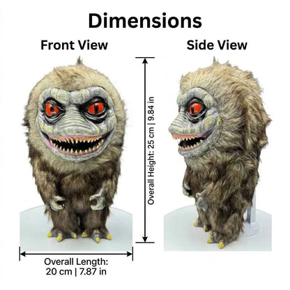 Critters Retro Horror Monster Plush Toy Horror Design With Glowing Red Eyes Ideal For Halloween Decor & Collector Gifts