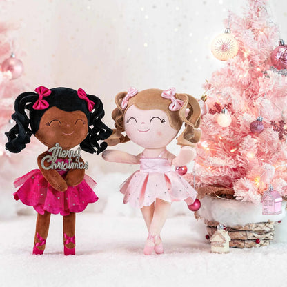 Gloveleya Plush Toys  New Design Ballet Dancer Dolls Curls Dolls Dreaming Girl Gifts for Kids Soft Toys Girl‘s Birthday Gift