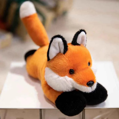 12 Types Plush Animal Toys Realistic Stuffed Tige Lion Giraffe Elephant Panda Soft Simulation Plushie Birthday Gift for Kids