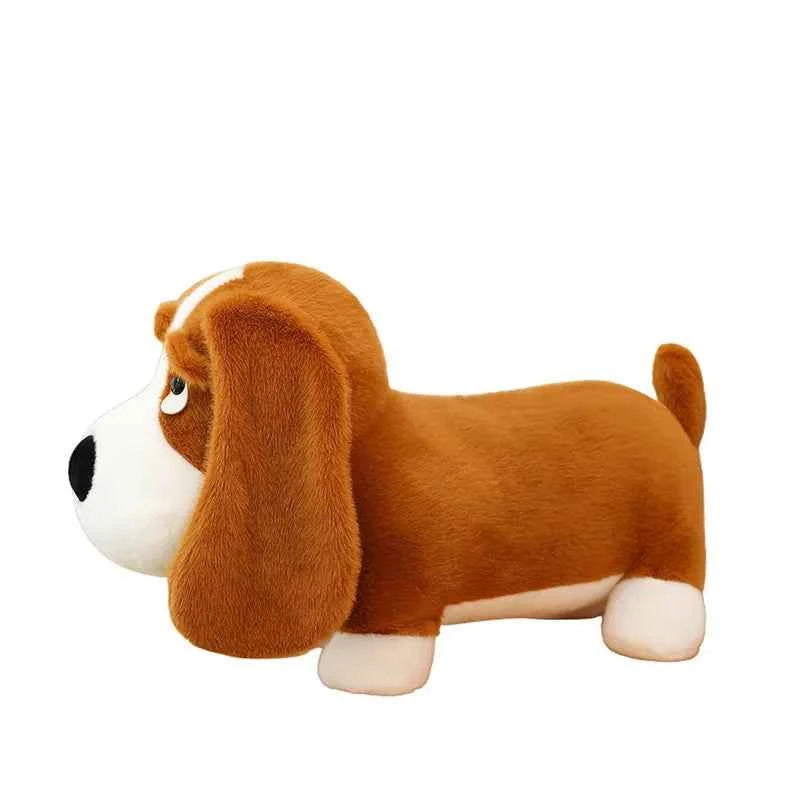 Cute Dog Plush Long Pillow – Soft Puppy Stuffed Animal Body Cushion