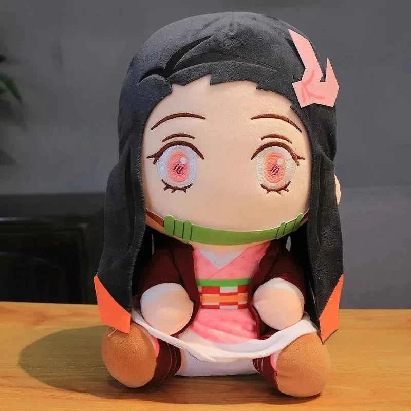 Demon Slayer Plush Stuffed Toys Tsugikuni Yoriichi Tsugikuni Michikatsu Akaza Anime Cartoon Figure Doll Children's Birthday Gift