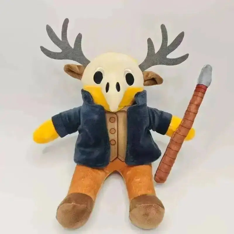 Forest Animal Plush Toy – Elk Deer & Owl Stuffed Doll Deer Man01
