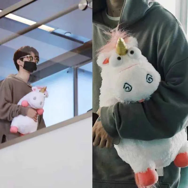 Kawaii Evil Unicorn Plush Doll – Soft Cartoon Villain Stuffed Animal Hold Pillow (40 & 56cm)